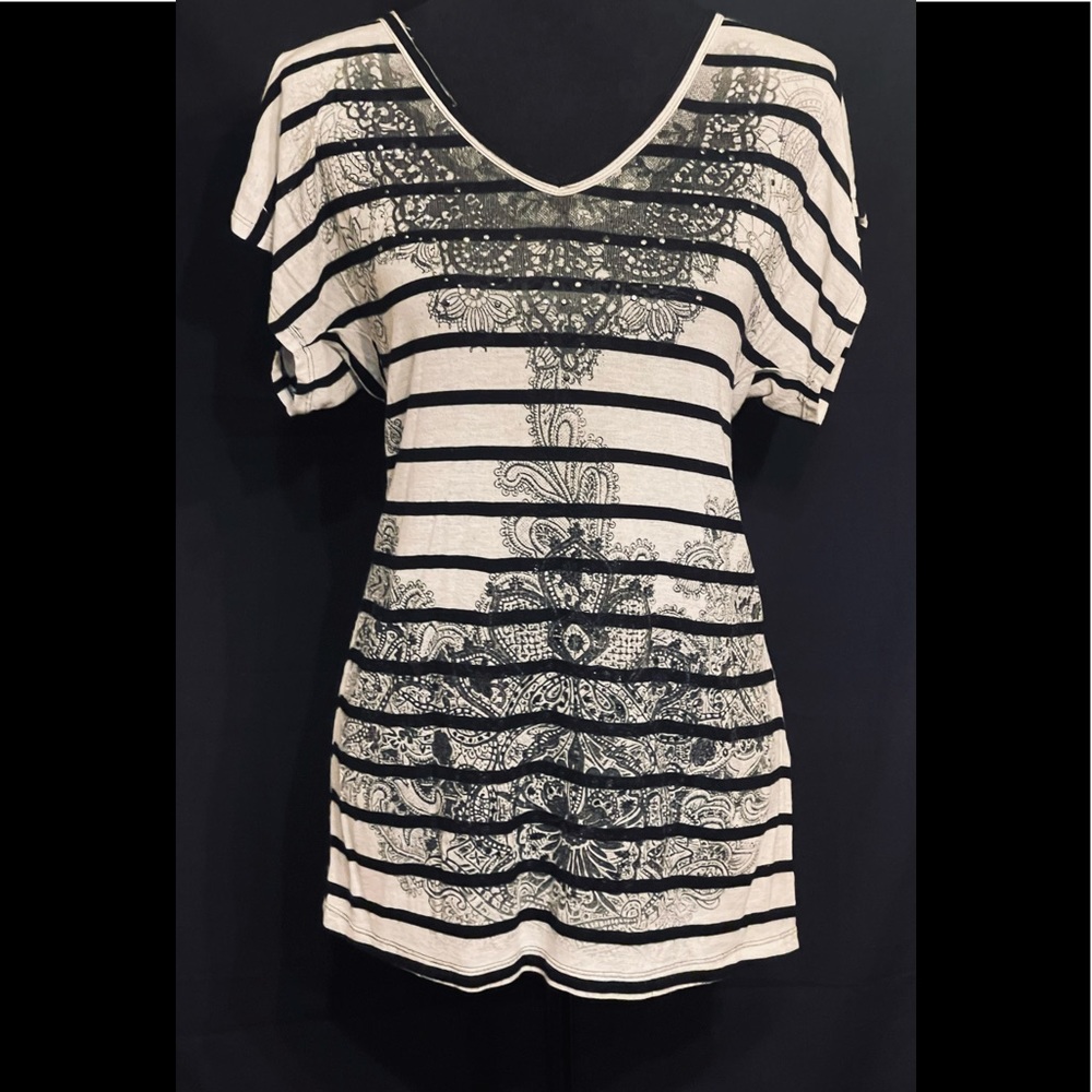 Striped Baroque top.